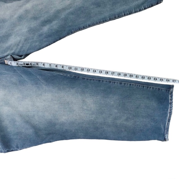 NYDJ Slim Straight Ankle Jeans Curves 360 Biscayne Light Wash Plus Size 28 NWT - Picture 8 of 12